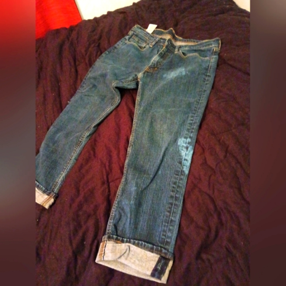 Levi Mens 34x30 Jeans With Bleach Marks